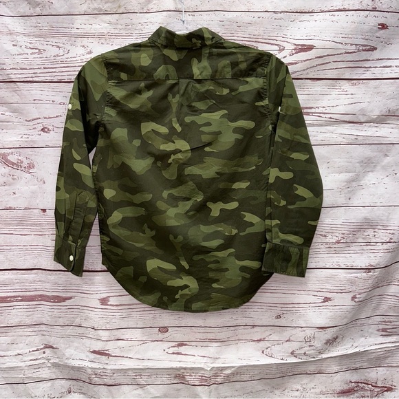 Gap Army Fatigue Button Up Shirt Size Medium - Picture 3 of 3